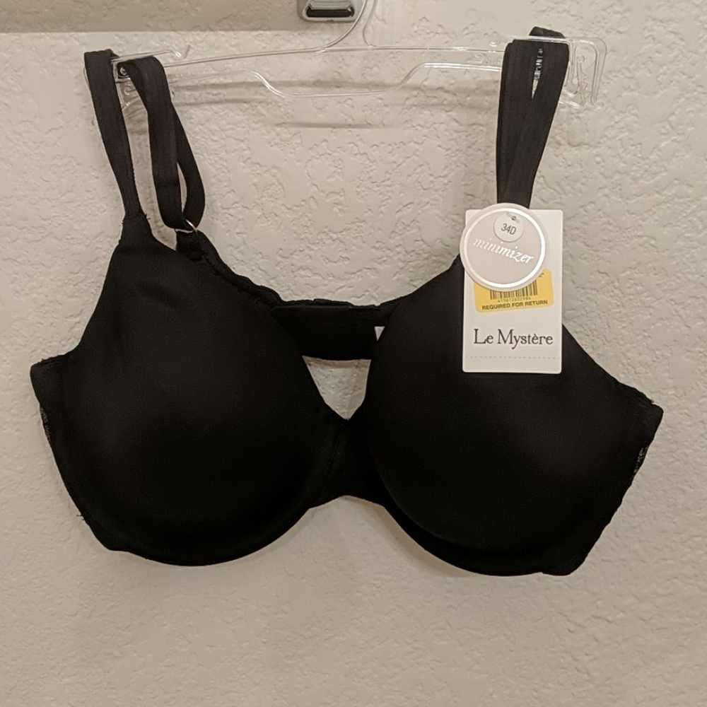 Le Mystere Bra 34D NWT - Black